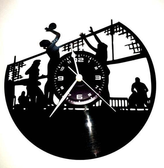 Horloge Murale Créative Rétro Volleyball